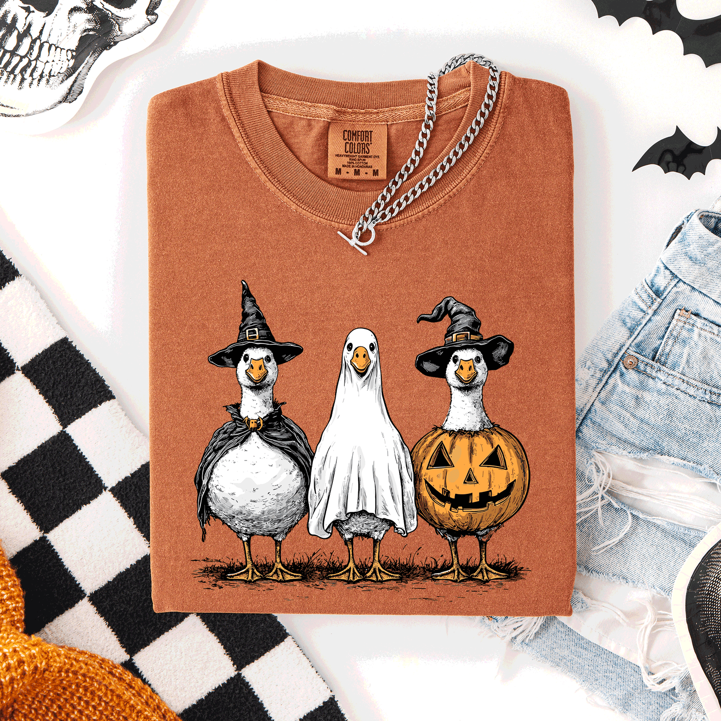 Cute Halloween Geese, Funny, Cute, Comfort Colors T-Shirt