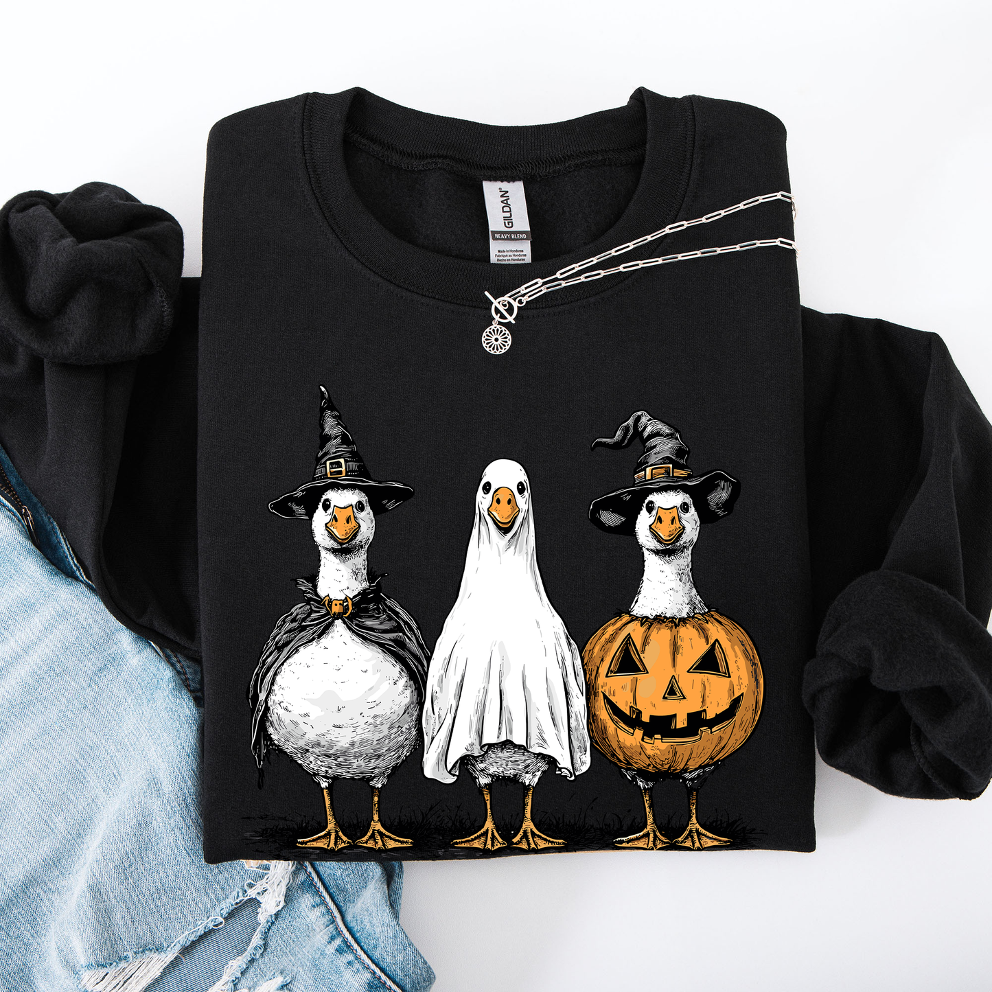 Cute Halloween Geese, Funny, Cute Sweatshirt