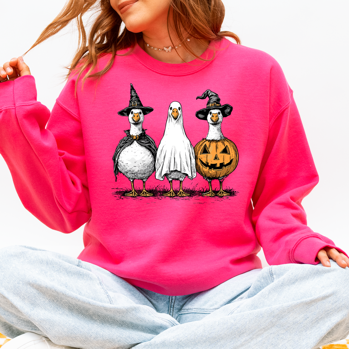 Cute Halloween Geese, Funny, Cute Sweatshirt