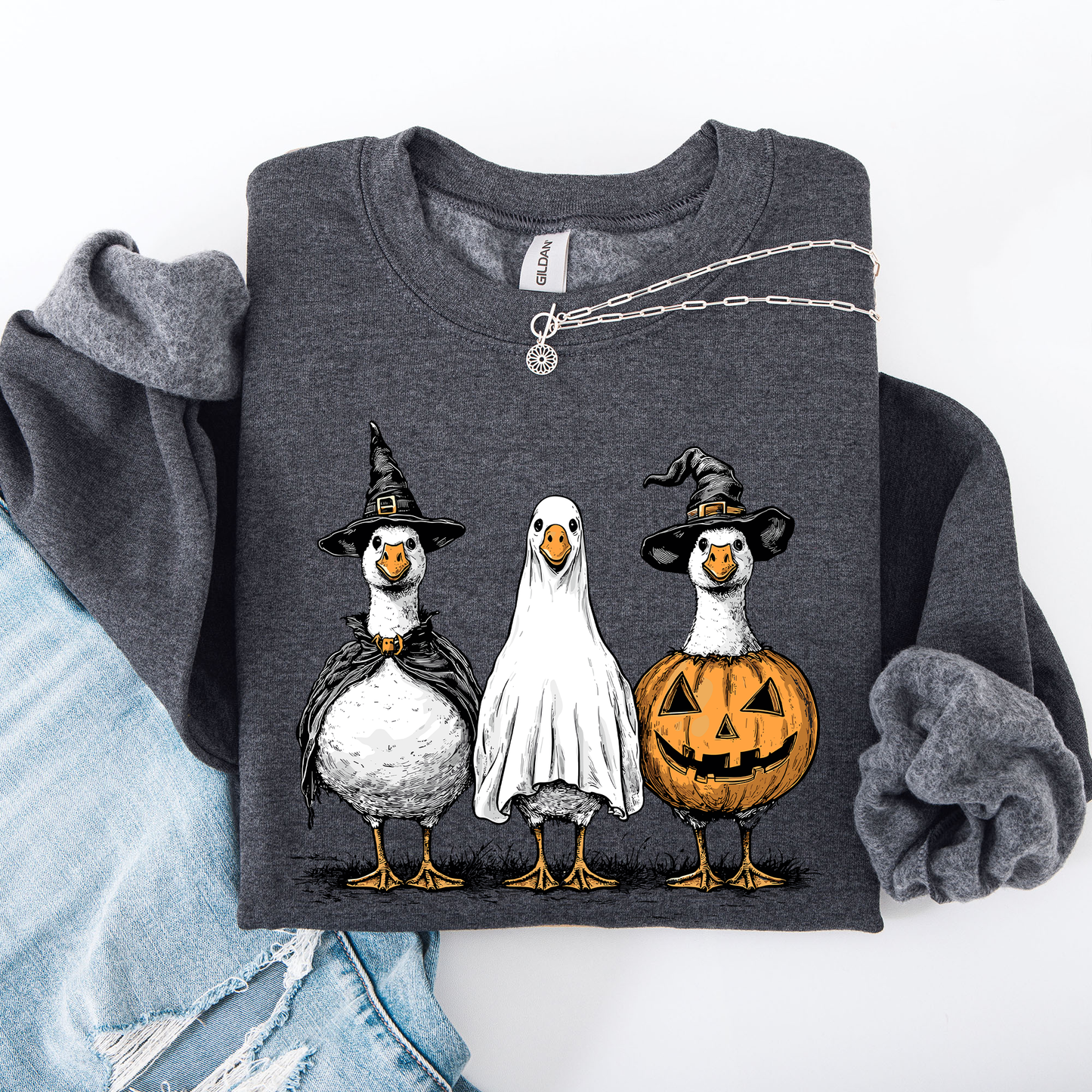 Cute Halloween Geese, Funny, Cute Sweatshirt