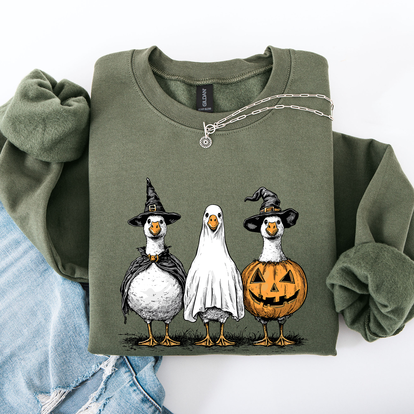 Cute Halloween Geese, Funny, Cute Sweatshirt