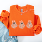 Cute Halloween Ghosts, Pattern, Coquette Sweatshirt