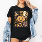 Cute Halloween Painted, Pumpkin, Black Cat, Ghost, Witch, Tshirt