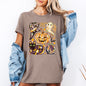 Cute Halloween Painted, Pumpkin, Black Cat, Ghost, Witch, Tshirt