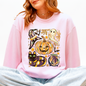 Cute Halloween Painted, Pumpkin, Black Cat, Ghost, Witch Sweatshirt