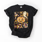 Cute Halloween Painted, Pumpkin, Black Cat, Ghost, Witch, Comfort Colors T-Shirt