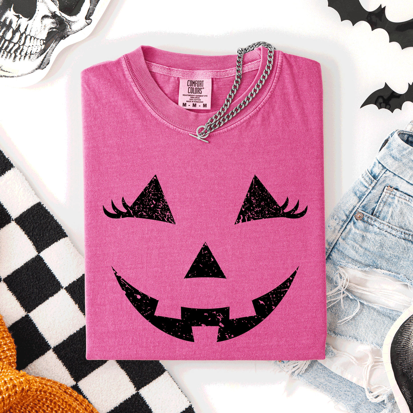 Jack o Lantern, Cute, Halloween, Comfort Colors T-Shirt