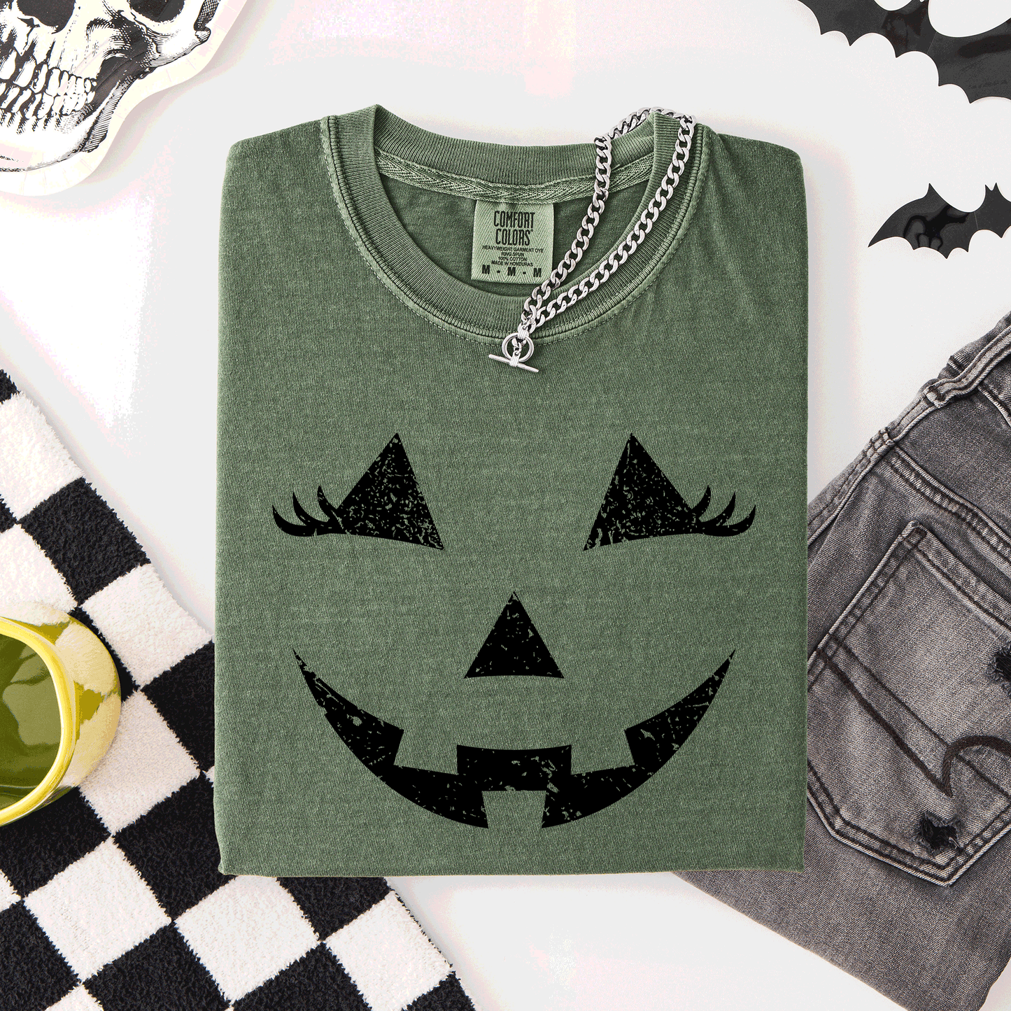 Jack o Lantern, Cute, Halloween, Comfort Colors T-Shirt