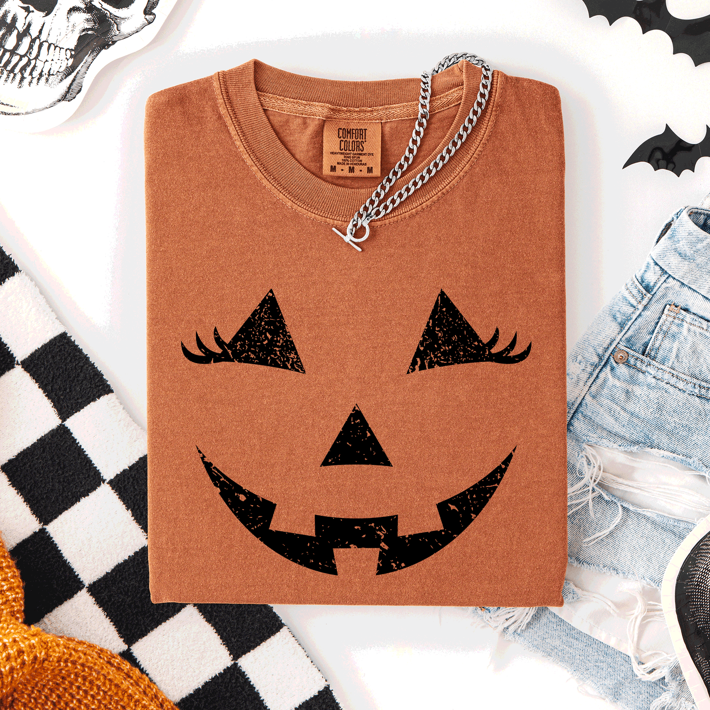 Jack o Lantern, Cute, Halloween, Comfort Colors T-Shirt