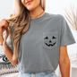 Cute Jack o Lantern, Halloween, Pocket, Comfort Colors Pocket T-Shirt