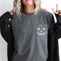 Cute Jack o Lantern, Halloween, Pocket, Comfort Colors Pocket T-Shirt
