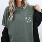 Cute Jack o Lantern, Halloween, Pocket, Comfort Colors Pocket T-Shirt