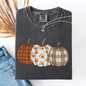 Cute Patterned Pumpkins, Halloween, Autumn, Fall, Plaid, Comfort Colors T-Shirt