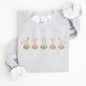 Cute Rabbits In A Row, Easter Bunny Sweatshirt