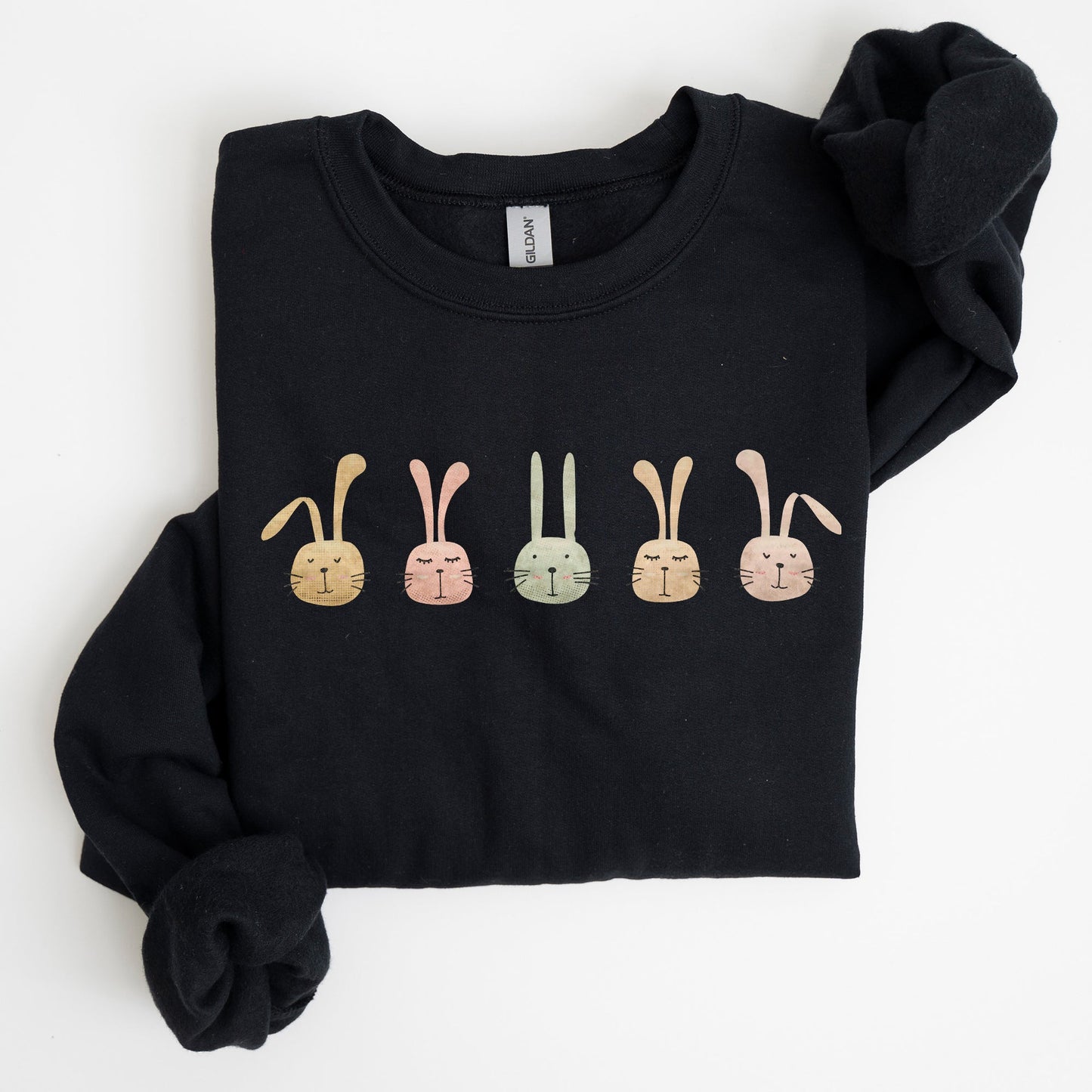 Cute Rabbits In A Row, Easter Bunny Sweatshirt