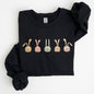 Cute Rabbits In A Row, Easter Bunny Sweatshirt