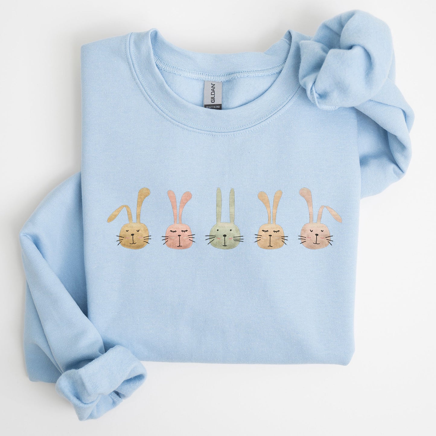 Cute Rabbits In A Row, Easter Bunny Sweatshirt