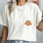 Cute Thanksgiving Turkey, Pocket Tee Comfort Colors T-Shirt