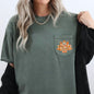 Cute Thanksgiving Turkey, Pocket Tee Comfort Colors T-Shirt