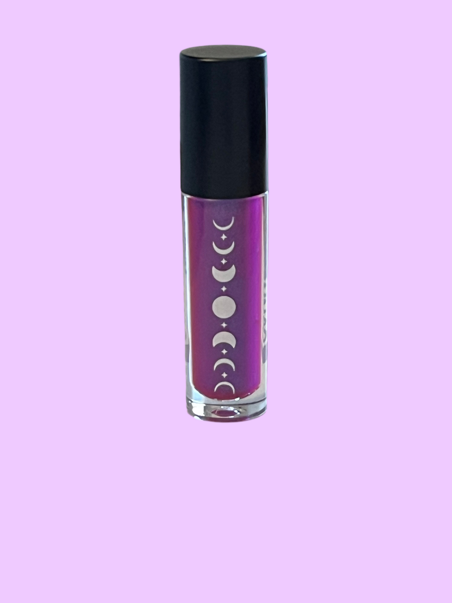 Stargazer -Duochrome Purple‑Pink Shift Hydrating Lip Gloss with Vanilla Scent