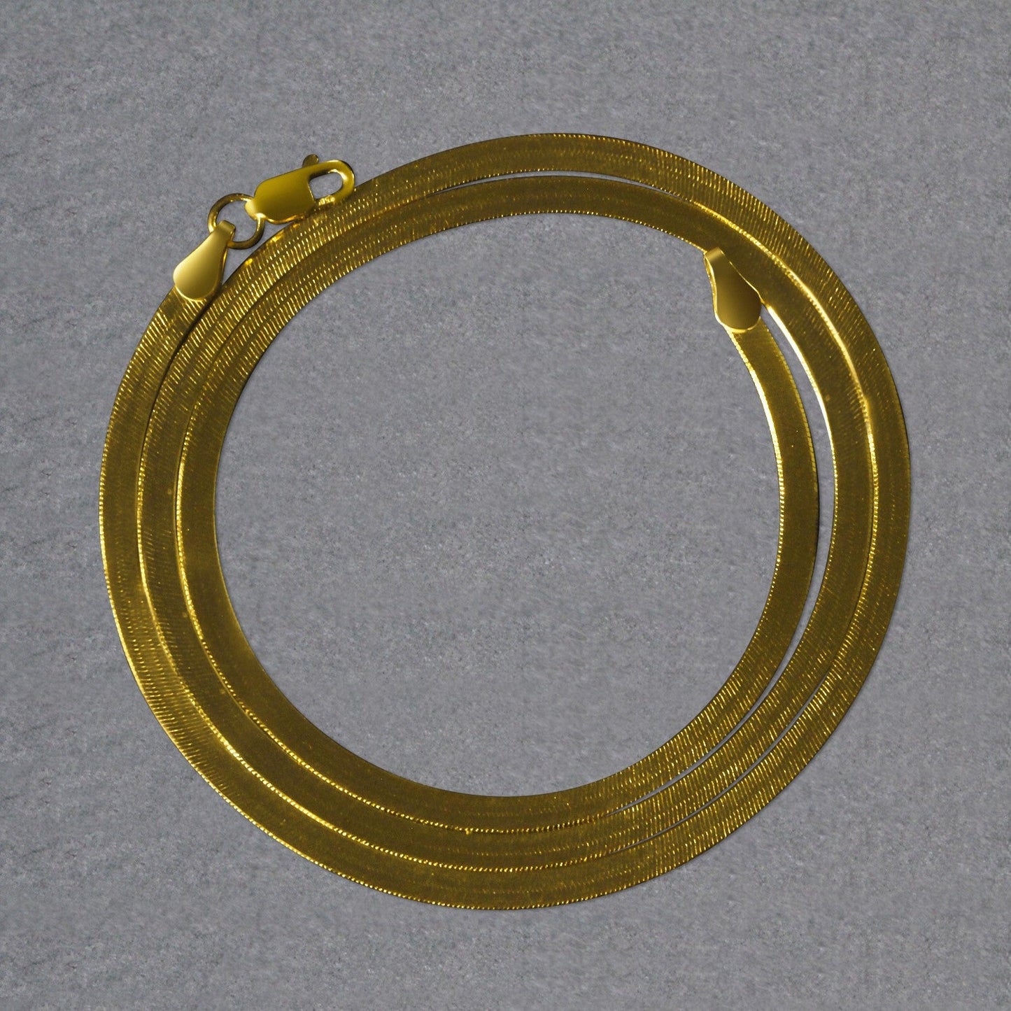 14k Yellow Gold Super Flex Herringbone Chain (2.80 mm)