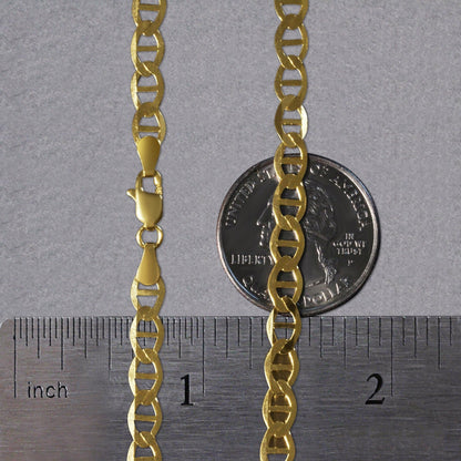 10k Yellow Gold Mariner Link Chain (5.10 mm)