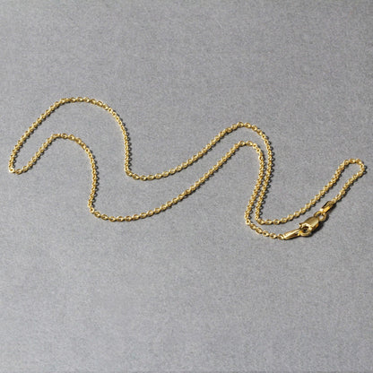 14k Yellow Gold Forsantina Lite Cable Link Chain (1.50 mm)