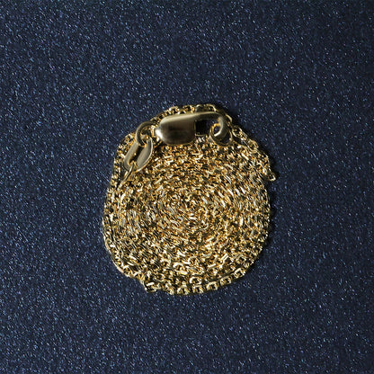10k Yellow Gold Cable Chain (1.10 mm)