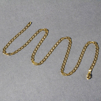 10k Yellow Gold Mariner Link Chain (4.50 mm)