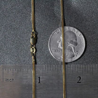 14k Yellow Gold Milano Chain (1.10 mm)
