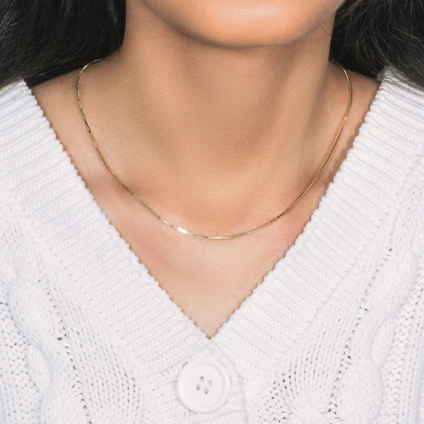 14k Yellow Gold Milano Chain (1.10 mm)