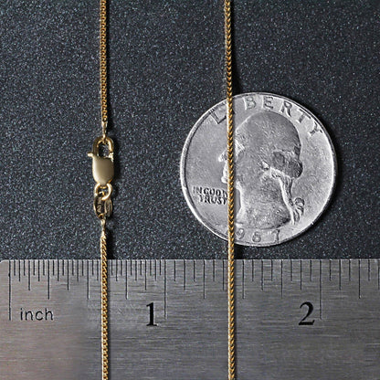 14k Yellow Gold Franco Chain (0.90 mm)