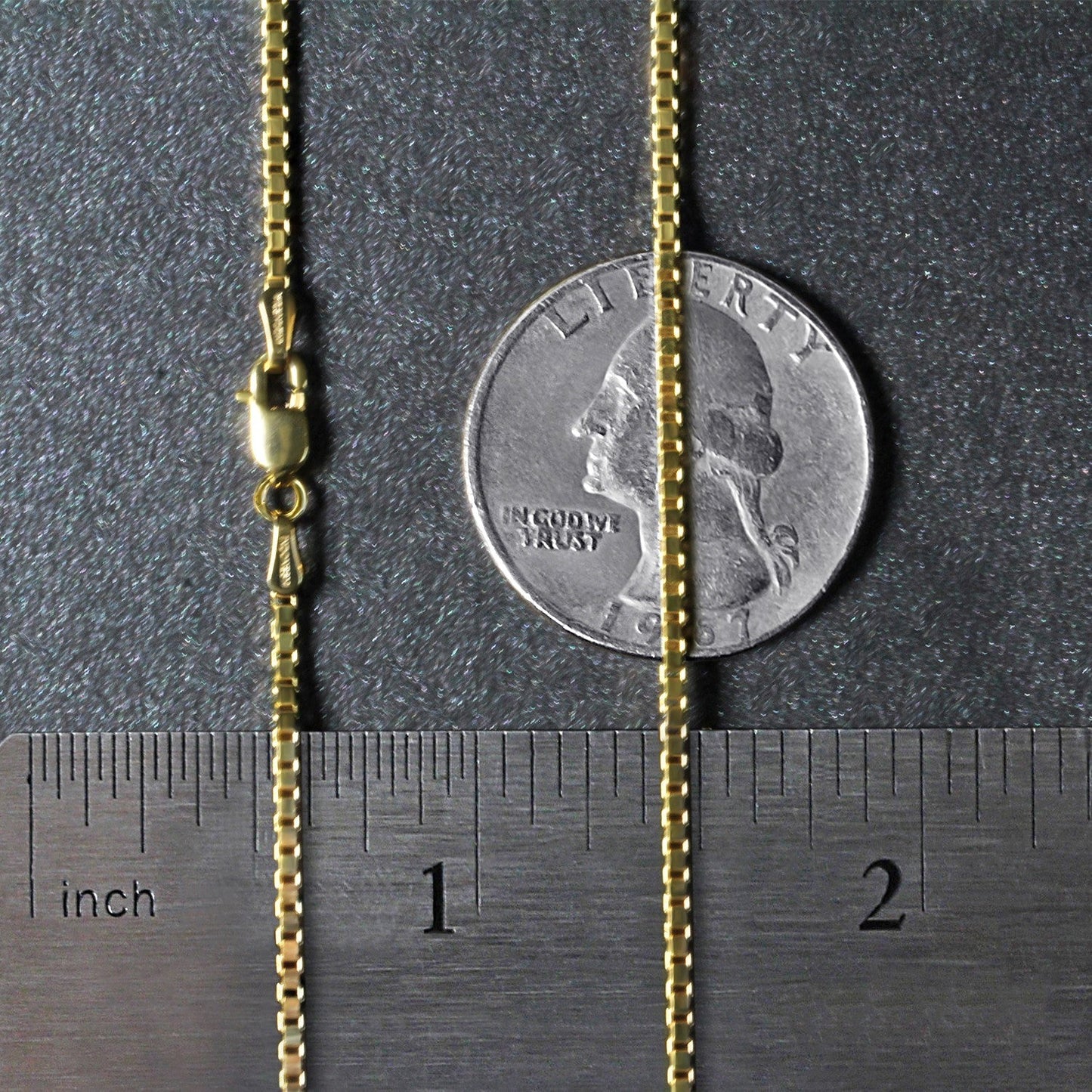 14k Yellow Gold Classic Box Chain (1.4 mm)
