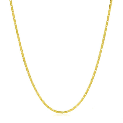 14k Yellow Gold Lumina Pendant Chain (1.00 mm)