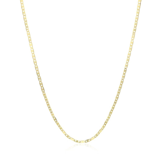 14k Yellow Gold Mariner Link Chain (1.20 mm)