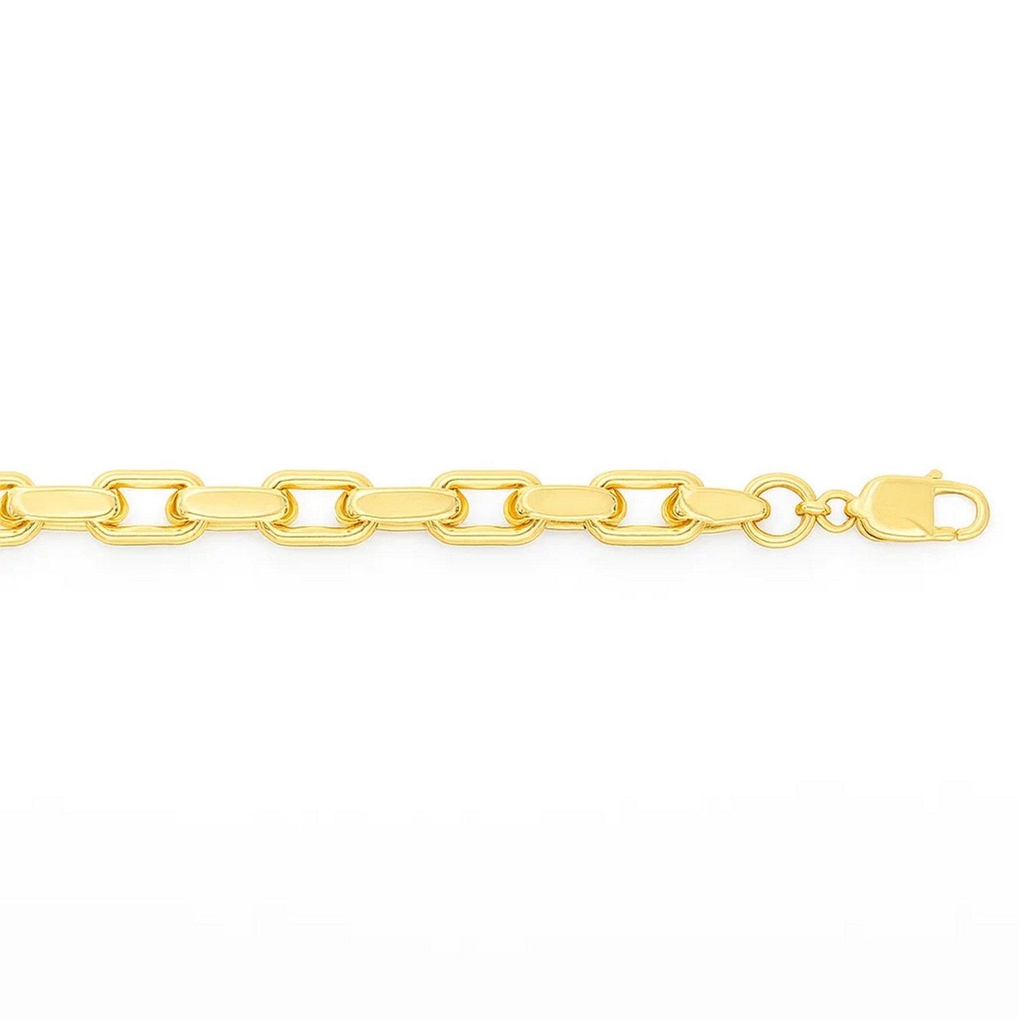 14k Yellow Gold French Cable Chain Bracelet  (2.50 mm)