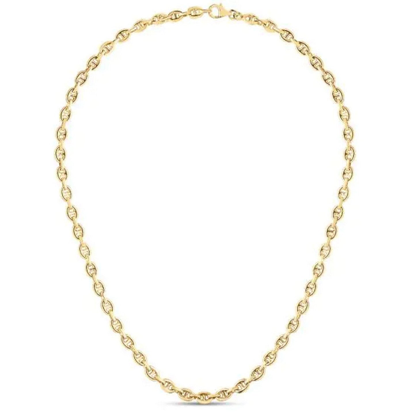 14k Yellow Gold High Polish Mariner Link Chain (5.40 mm)