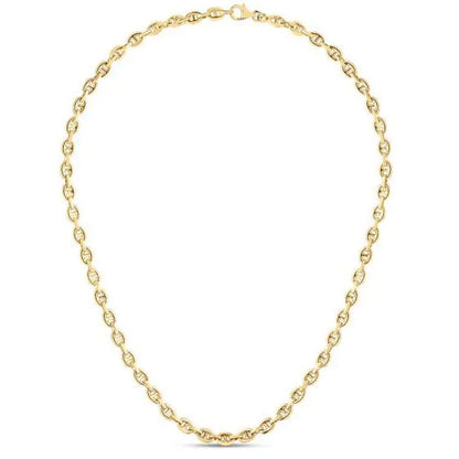 14k Yellow Gold High Polish Mariner Link Chain (5.40 mm)