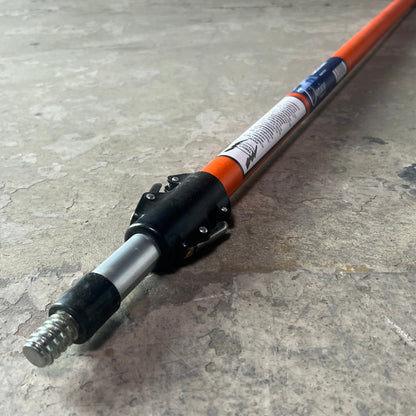 VENICE TOOLS Alumiglass Extension Pole Sz 4 ft- 8 ft, Orange 50020