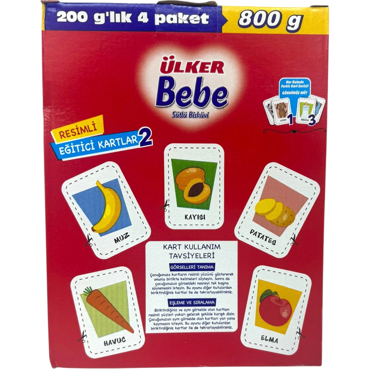 ULker Bebe Biscuits For Babies - 800g Nutritional Baby Snack, Soft and Gentle Treat