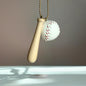 Big Hitter Baseball Charm- Tumbler Handle Charm