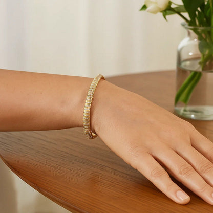 14k Yellow Gold Diamante Flex Bracelet (5.80 mm)