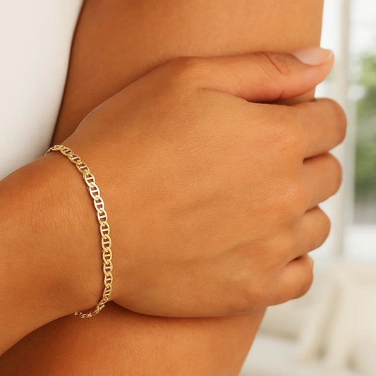 10k Yellow Gold Mariner Link Bracelet (2.30 mm)