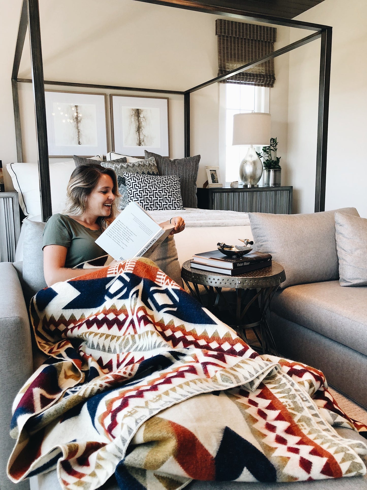Awa Blanket - Vibrant Autumn | Kitchen + Metal