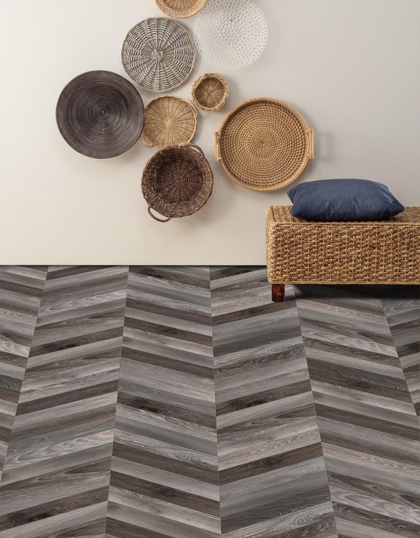 Arrow Chevron 3X16 Wood Plank Collection