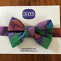 Emerald & Mauve Saree Bowtie