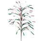 Glitter Cattail Spray 32" -Red/Emerald