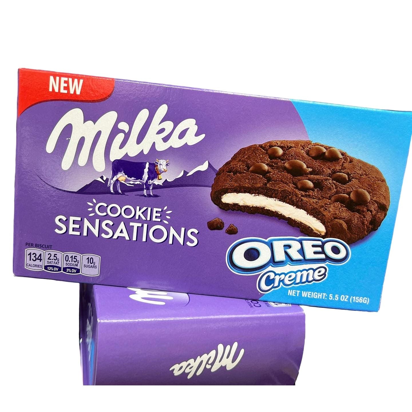 Milka Chocolate Cookies with Oreo Cream Filling - Deliciously Indulgent Treats