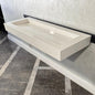 READY TO SHIP! Handcrafted Tiber Quartz Sink: Quartz Vanity Top (QU-100)