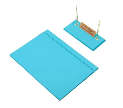 MOOG Leather Desk Set - Black- 2 PCS